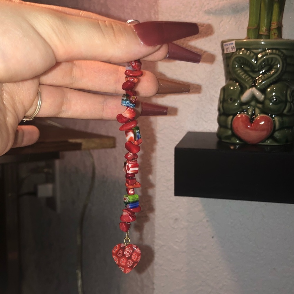 Semi precious beaded Charm